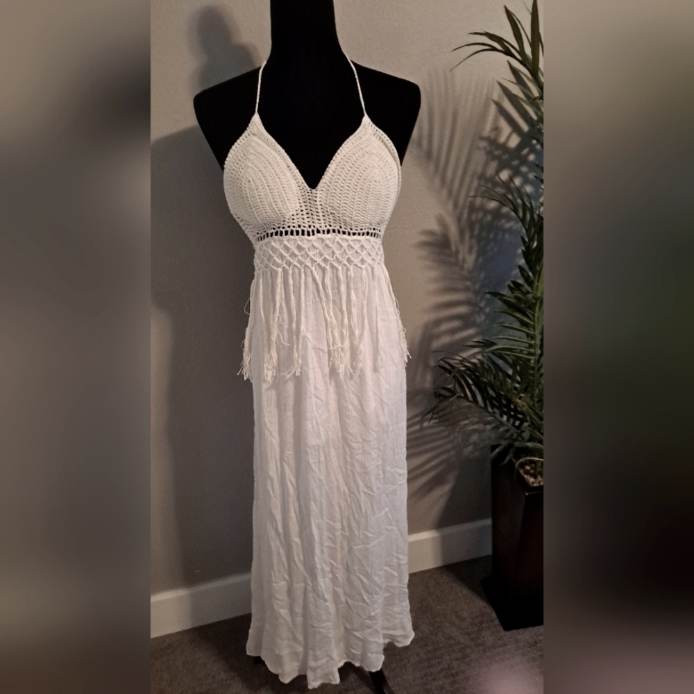 White Maxi Dress NWT